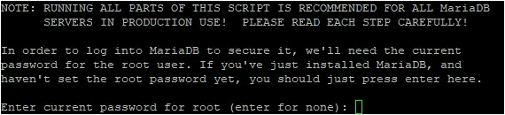 MariaDB Passwort