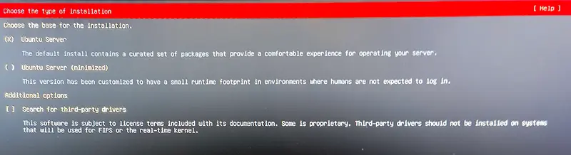 Ubuntu-Server Installation Art