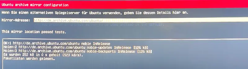 Ubuntu-Server Spiegelserver